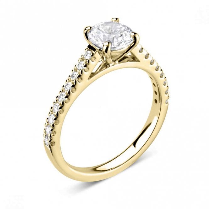 18ct Gold 0.32ct Diamond Engagement Ring