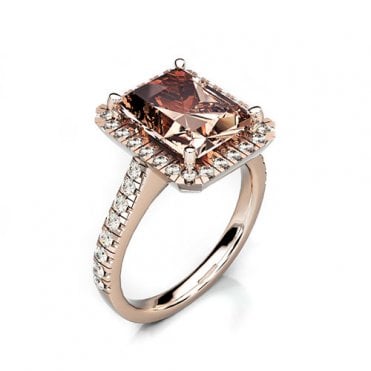 18ct Morganite ring