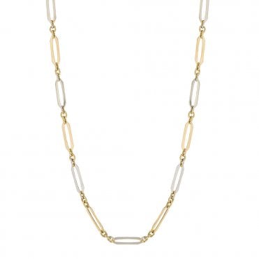 9ct Bi Colour Gold Necklace