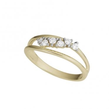 9ct cubic zirconia ring