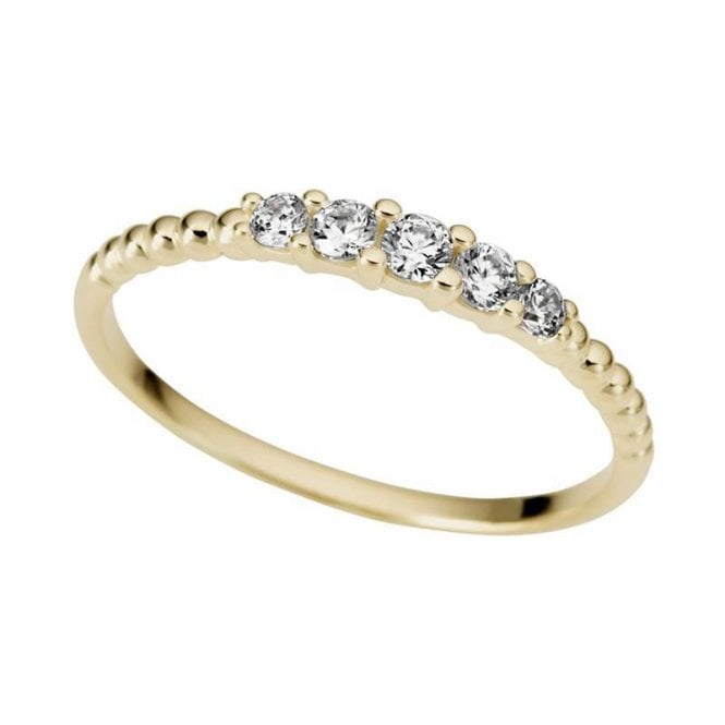 9ct cubic zirconia ring