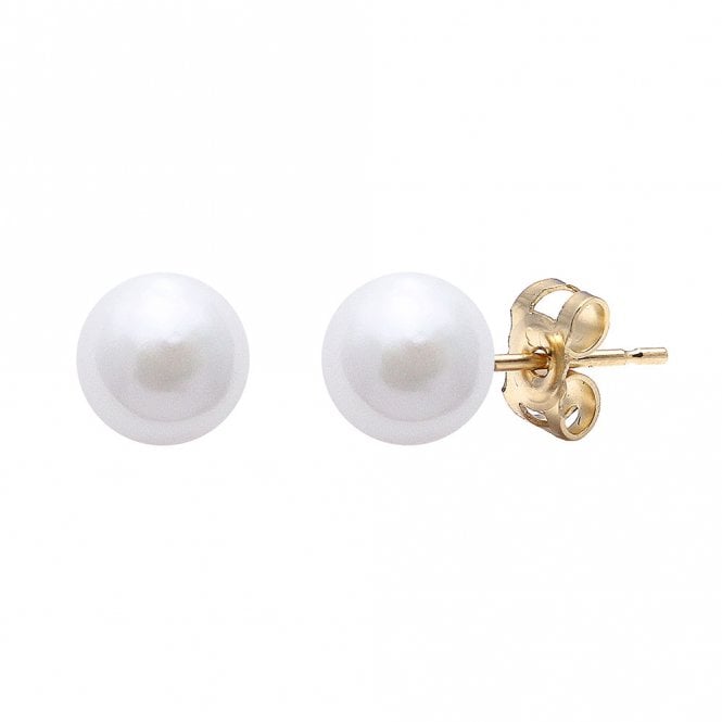 9ct gold Akoya pearl earrings