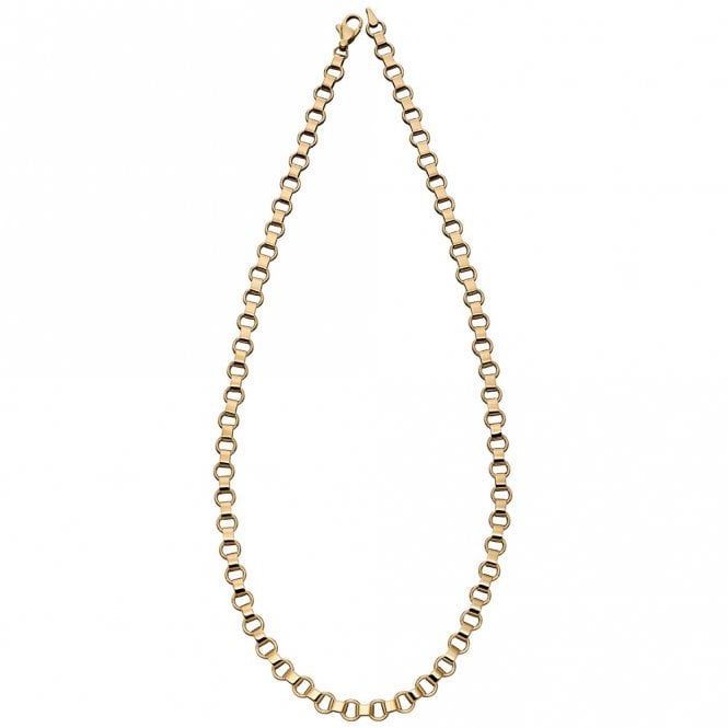 9ct Gold Circle Link Necklace