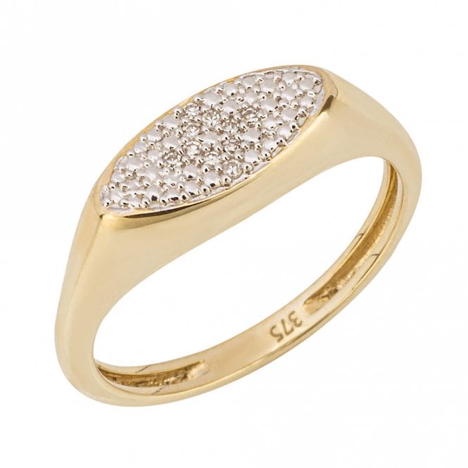 9ct Gold Diamond Ring