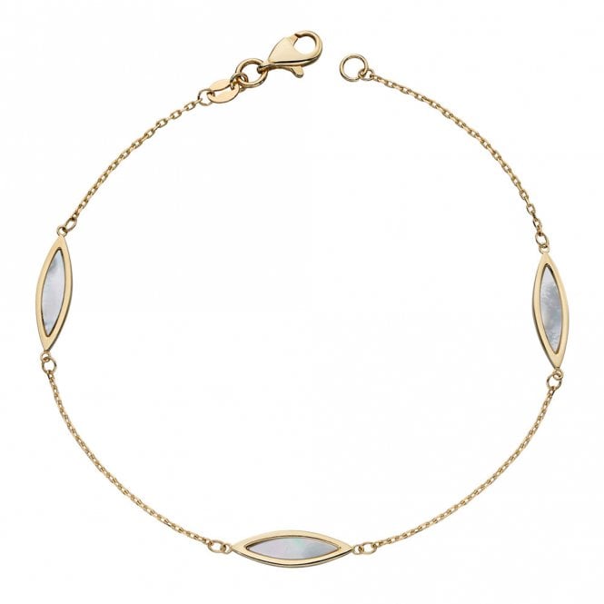 9ct Gold Mother of Pearl Bracelet