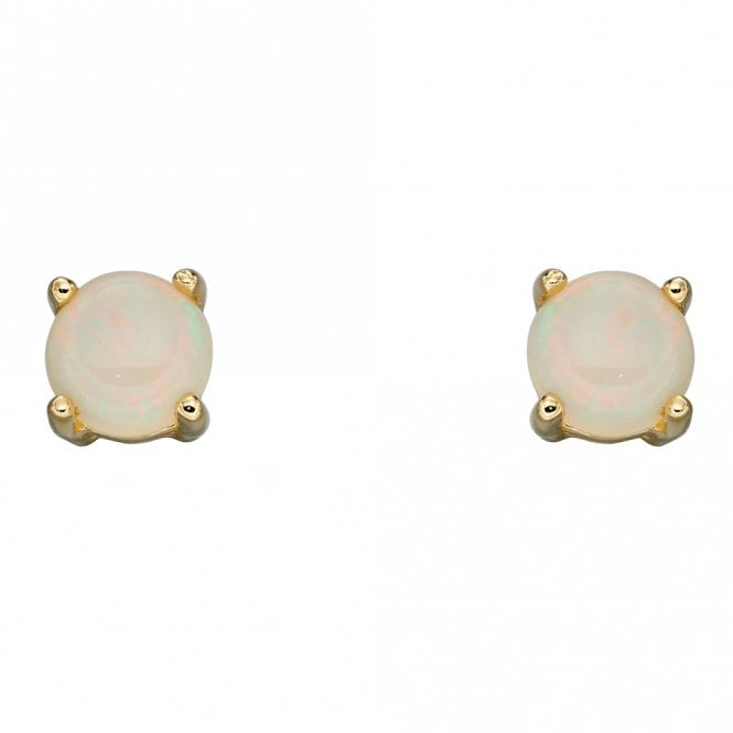 9ct Gold Opal Stud Earrings