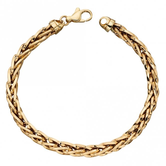 9ct Gold Twist Link Bracelet