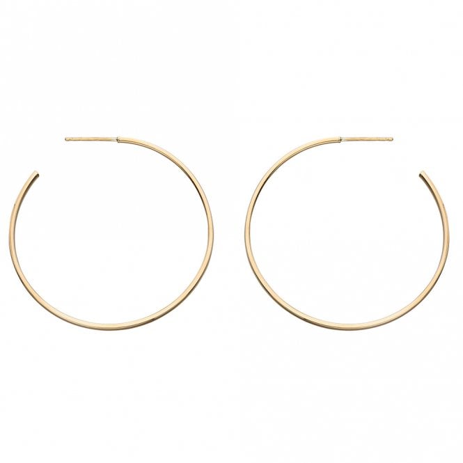 9ct hooped earrings