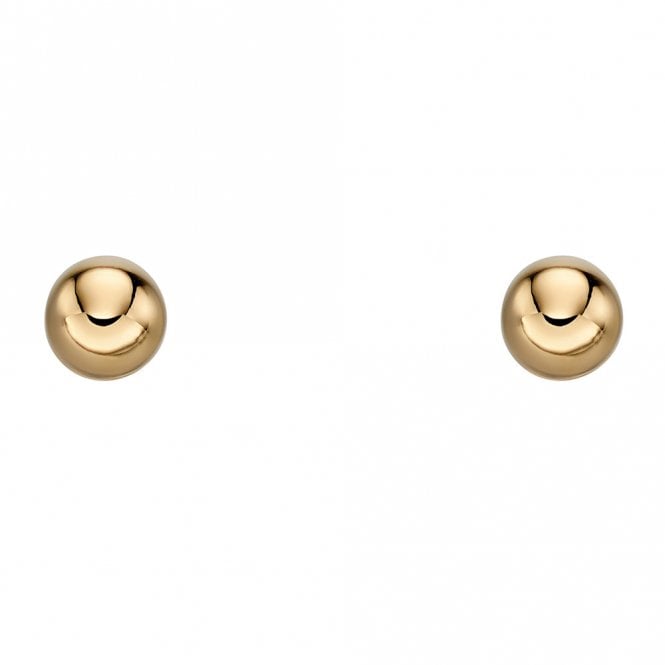 9ct Yellow Gold Ball Stud Earrings
