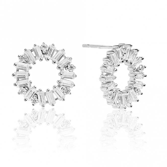 Antella Circolo silver earrings by Sif Jakobs
