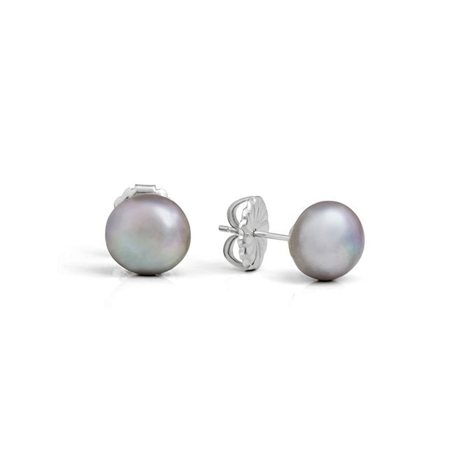 Audrey silver stud earrings by Claudia Bradby