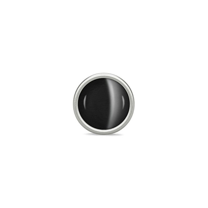 Big black love dome silver charm by Endless