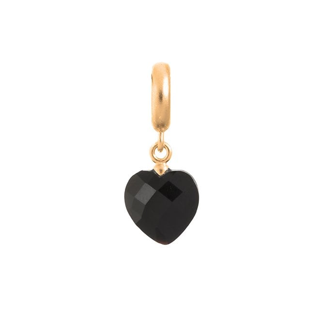 Black heart charm by Endless