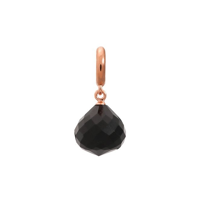 Black love drop charm by Endless