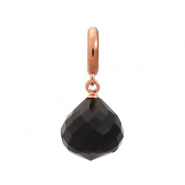 Black love drop charm by Endless