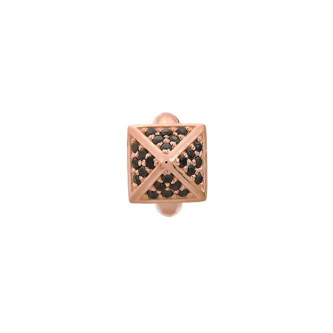 Black shiny high rise charm by Endless