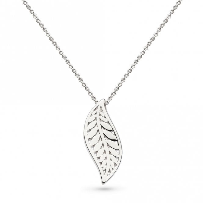 Blossom eden leaf pendant and chain by Kit Heath