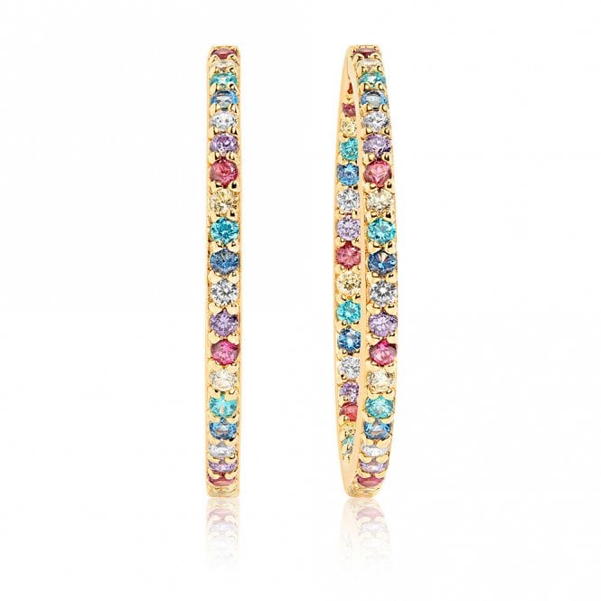 Bovalino silver gold plated earrings by Sif Jakobs