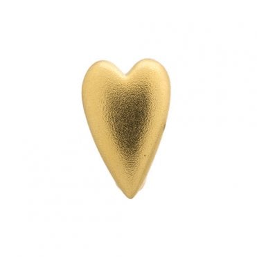 Brushed heart charm by Endless