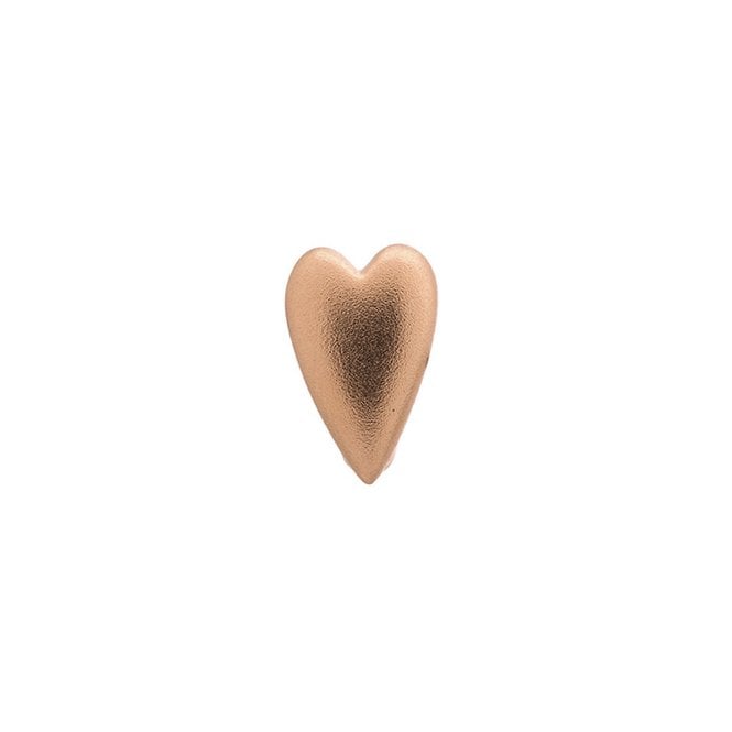 Brushed heart charm by Endless