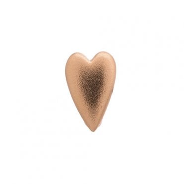 Brushed heart charm by Endless