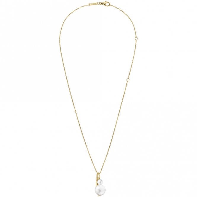 Bubbly Gold Plated Pendant and Chain by Calvin Klein