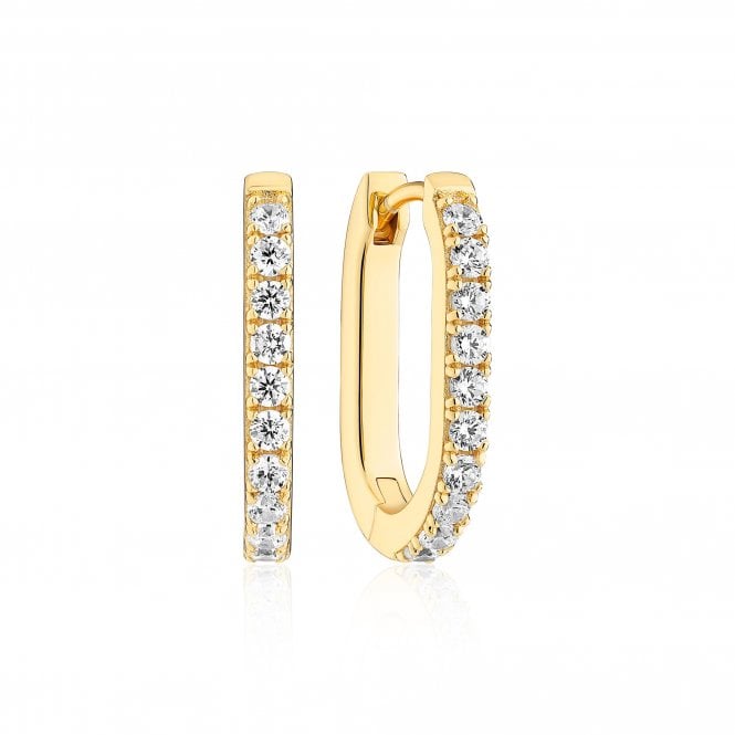 Capizzi Piccolo earrings with white zirconia by Sif Jakobs