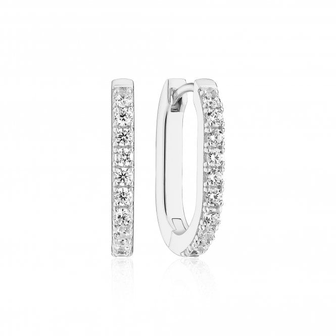Capizzi Piccolo earrings with white zirconia by Sif Jakobs