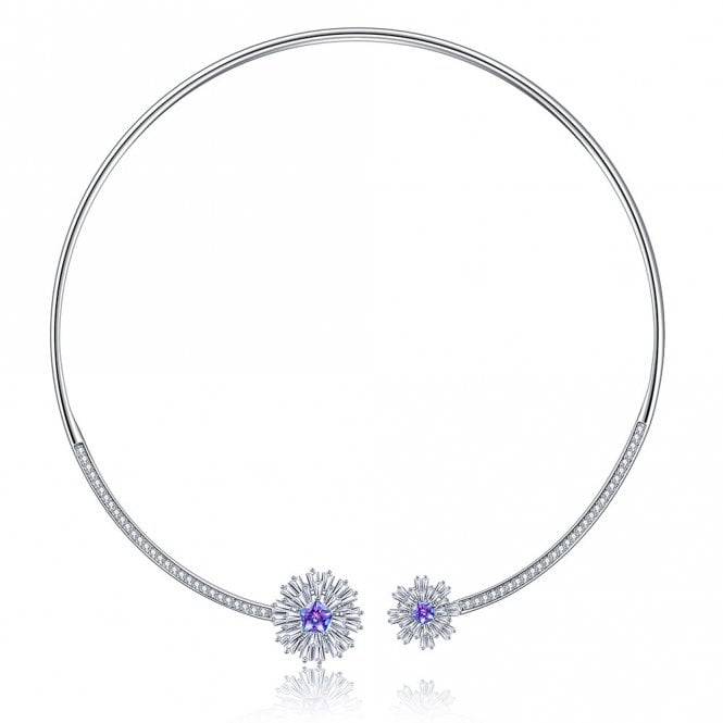 Carpe Diem Flower Burst choker by Fei Liu
