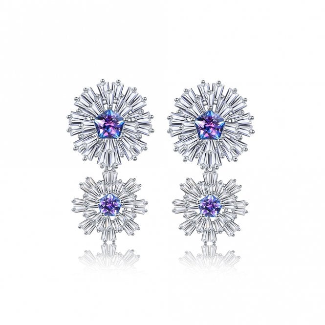 Carpe Diem Flower Burst earrings by Fei Liu