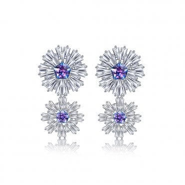 Carpe Diem Flower Burst earrings by Fei Liu