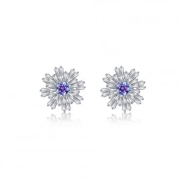 Carpe Diem Flower Burst earrings by Fei Liu