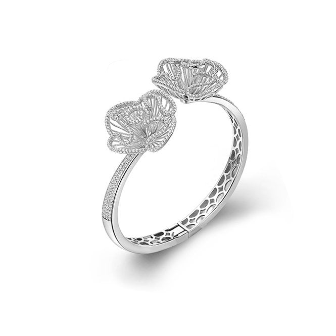 Cascade bangle by Fei Liu