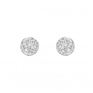 Celestia Mini Cluster earrings by Fei Liu