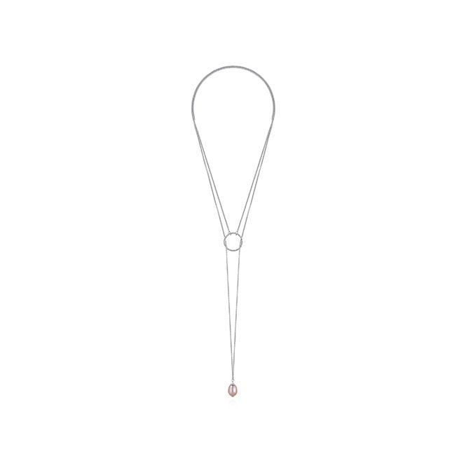 Cirque lariat necklace by Claudia Bradby