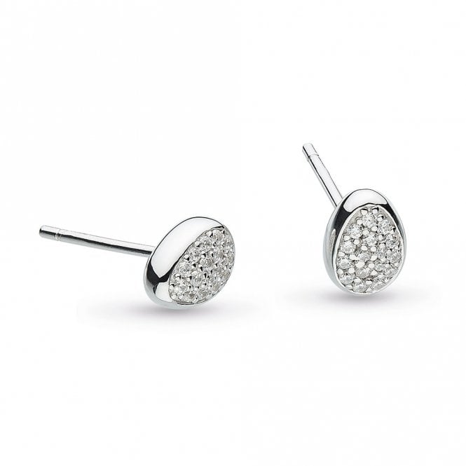 Coast pebble glisten stud earrings by Kit Heath