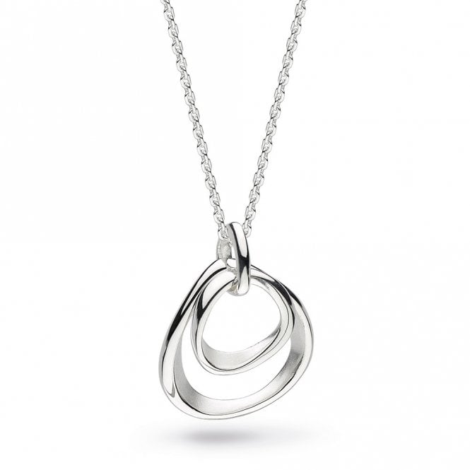 Coast shore small layered sandblast necklace by Kit Heath