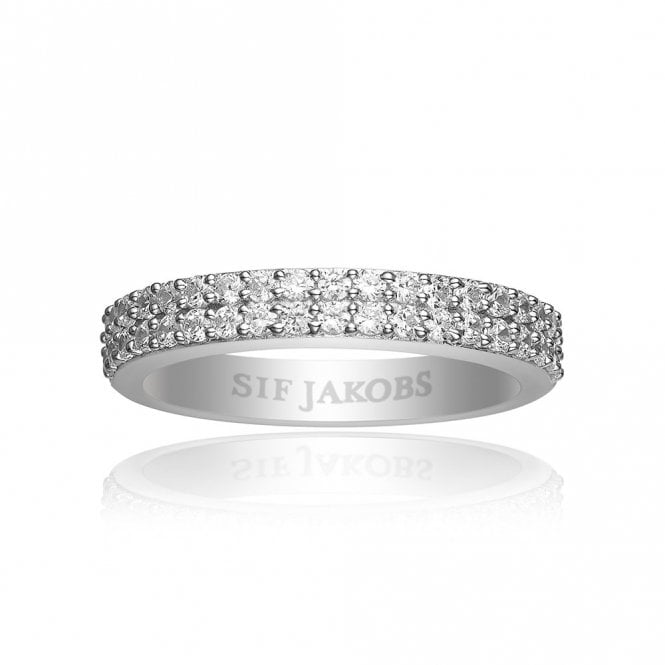 Corte Due silver ring by Sif Jakobs