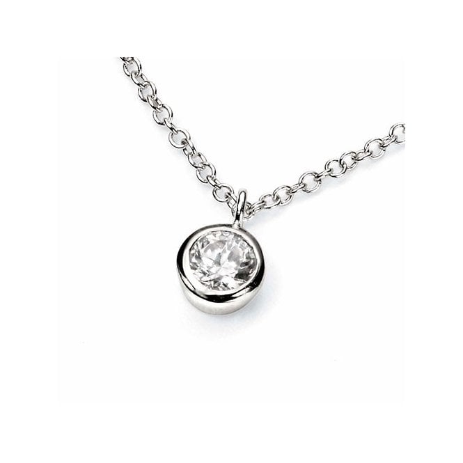 Cubic zirconia necklace