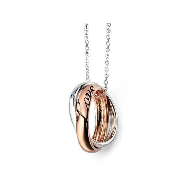 Cubic zirconia rings necklet