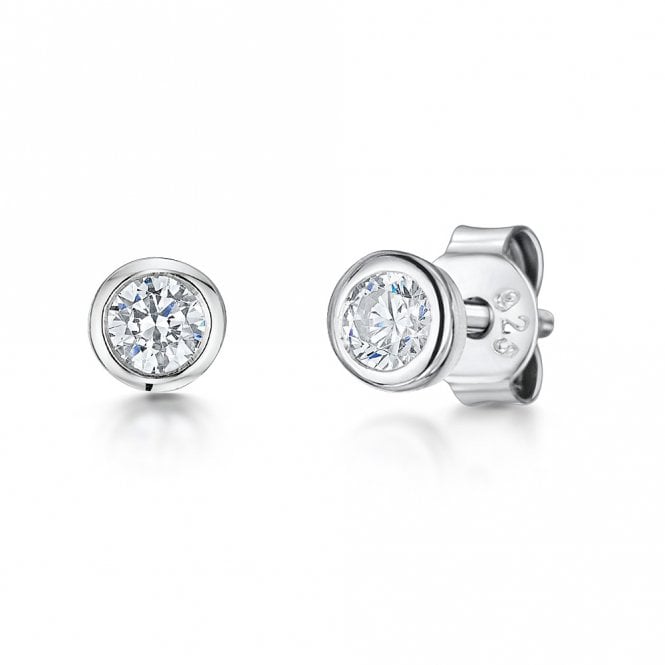 Cubic zirconia stud earring by Jools