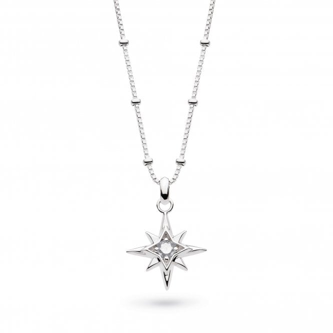 Céleste April Aurora Birthstone Rock Crystal Necklace by Kit Heath