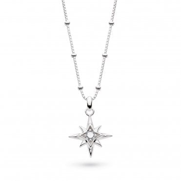 Céleste April Aurora Birthstone Rock Crystal Necklace by Kit Heath