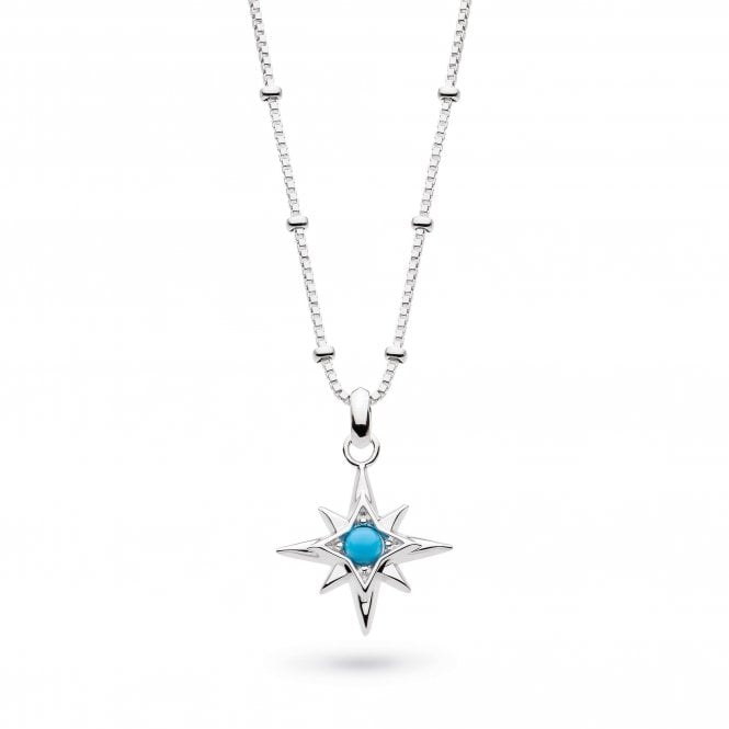 Céleste December Aurora Birthstone Synthetic Turquoise Necklace by Kit Heath