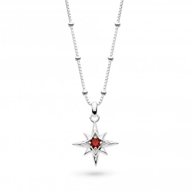 Céleste January Aurora Birthstone Garnet Necklace by Kit Heath