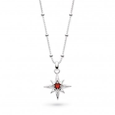 Céleste January Aurora Birthstone Garnet Necklace by Kit Heath
