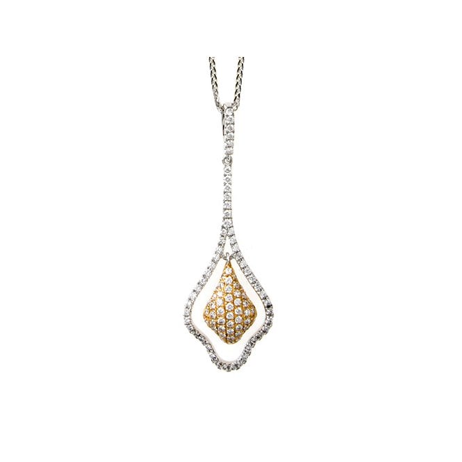 Diamond drop necklace