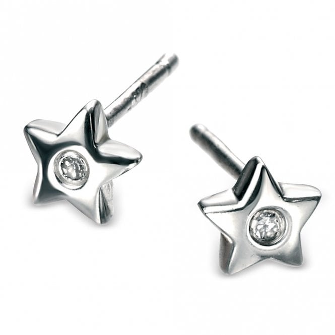 Diamond star earrings by D for Diamond