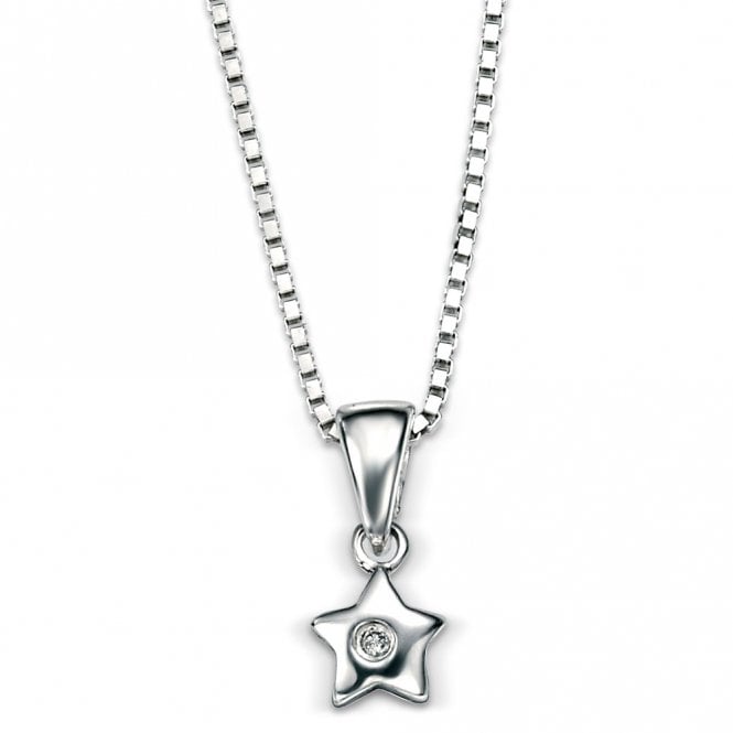 Diamond star pendant