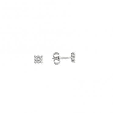 Diamond stud earrings